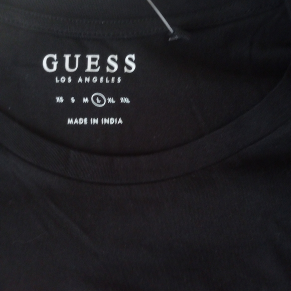 GUESS, black TShirts,size: large , long sleeve - Picture 5 of 8